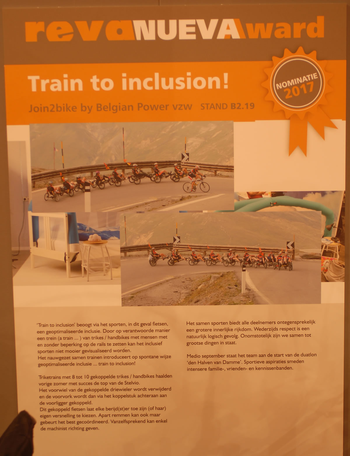 Poster 'Train to inclusion'